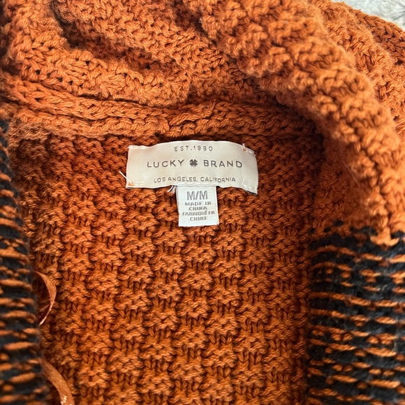 Chunky Knit Lucky Cardigan Size Medium - Picture 2 of 2